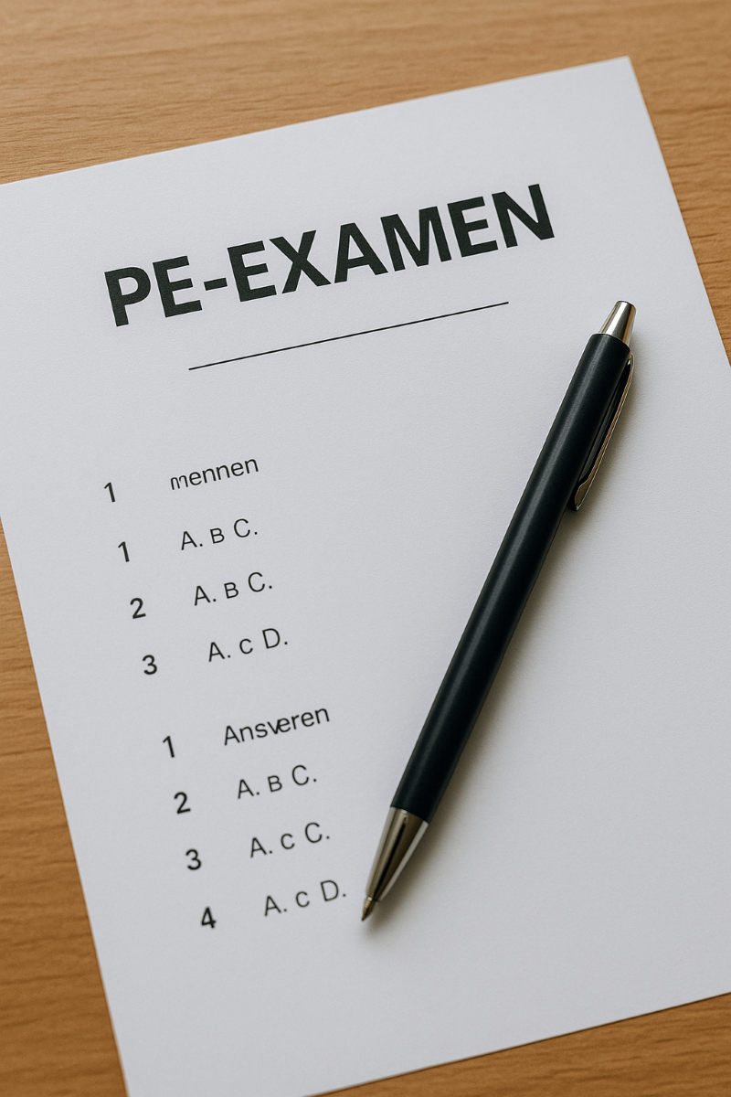 PE-examens: vergunninghouders moeten alert blijven op onbevoegd advies