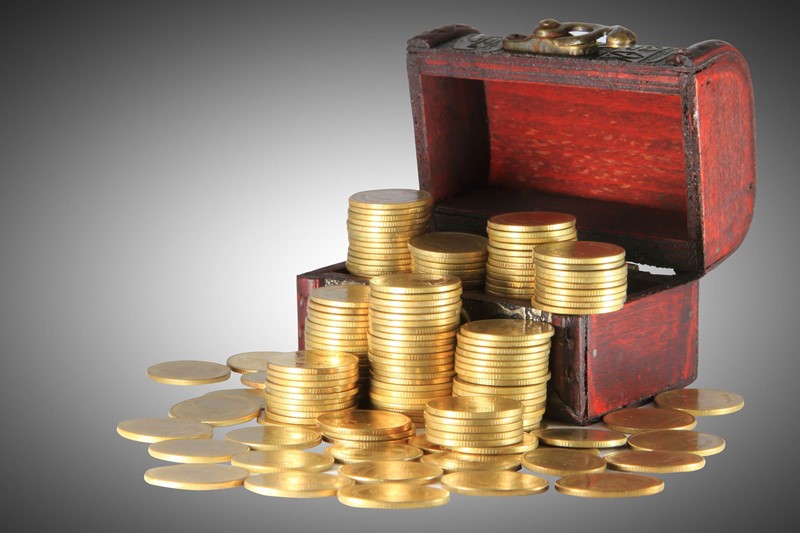 Gouden munten geen contant geld