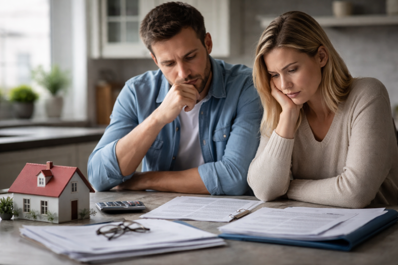 Partner vist achter het net