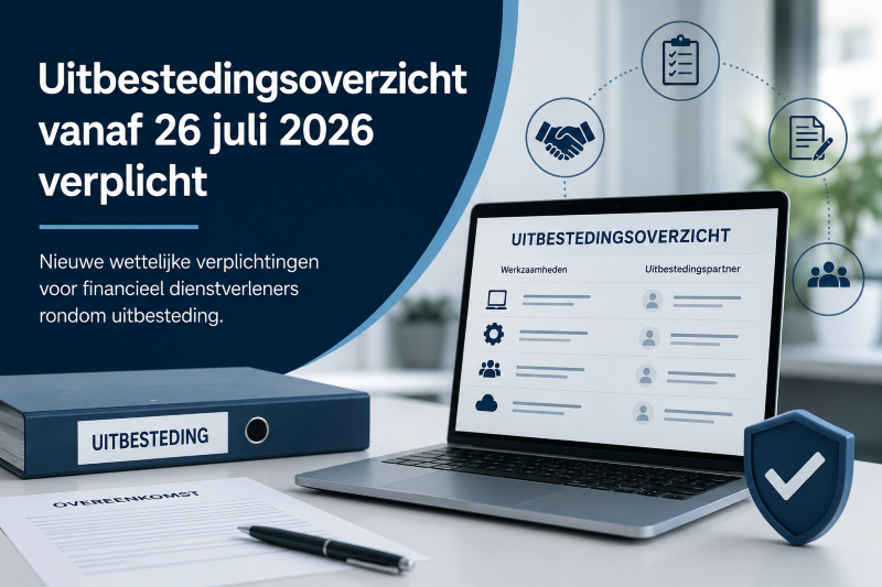 Uitbestedingsoverzicht vanaf 26 juli 2026 verplicht